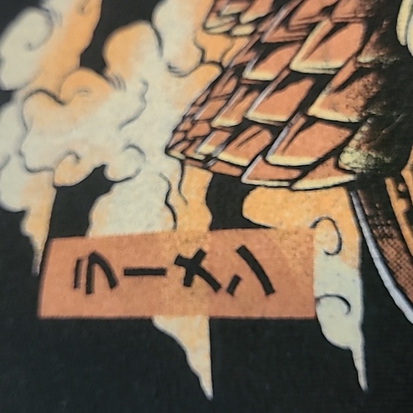 Threadless Black Hoodie Size Large Dragon Ramen Bowl - Picture 5 of 6